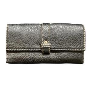 Relic Elegant Black Leather Women's Wallet